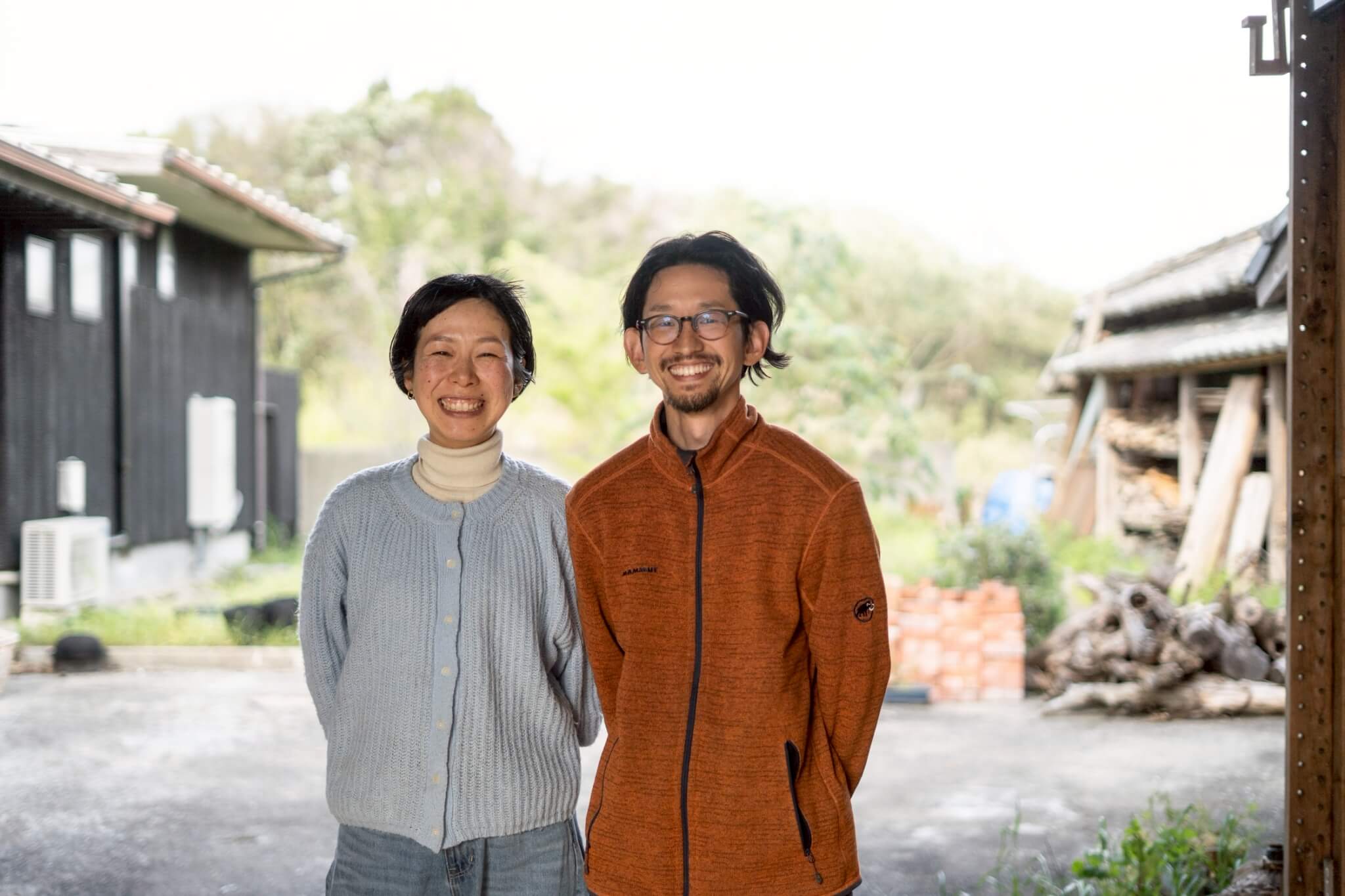移住先の島原半島で旧素麺工場を改装。近所で完結する生活を目指す夫婦『alieto. 大野航さん 聡子さん』