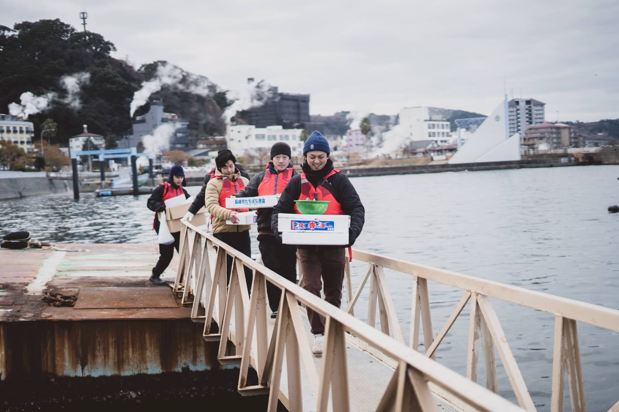 湯気のまちで海を知る。雲仙で、海から始まる食の時間